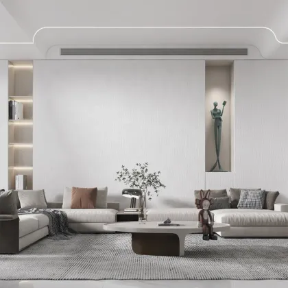 Luxury Self-Adhesive Mould-Proof Wallpaper for Living Rooms (50X280cm)