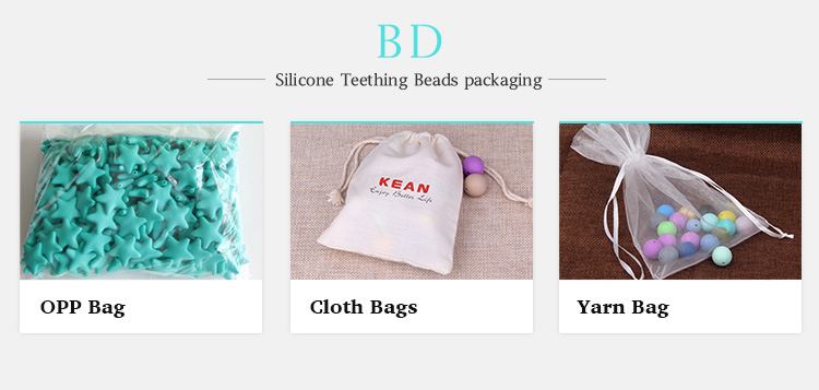 loose teething ring silicone beads