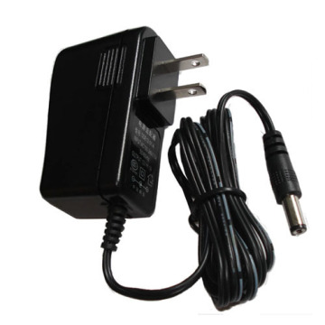 Power Adapter 12V DC 1.0A and 12W with American Plug (PS12-12)