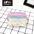 Laser TPU cat face coin purse