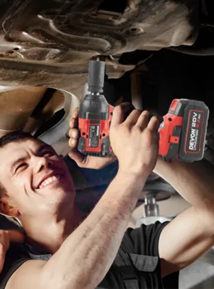 Max Power 380NM 5 Torque Li-Ion Battery Power Wrench 20V Cordless Impact Wrench