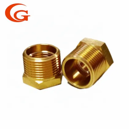 Brass Hexagonal Reducer Sleeve for Industrial Use
