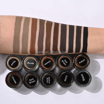 Best Selling Custom Logo Waterproof Eyebrow Gel and Pomade for Long Lasting, Fill-In Eyebrow Enhancement - Perfect for Private Label