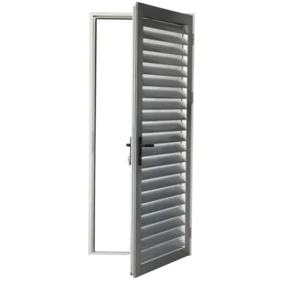 Aluminum Louvre Doors: Fashion Style Slat Plantation Shutters and Blinds for Doors
