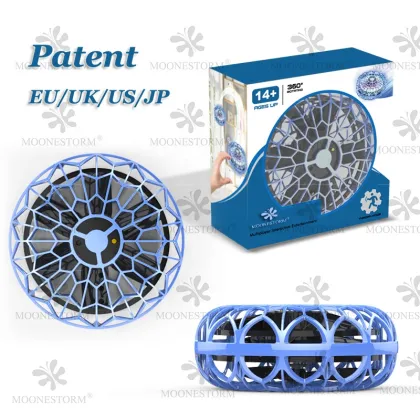 Upgrade Magic Flying Hover Ball UFO Toy with Light and Boomerang Functionality - Perfect Outdoor Flying Spinner