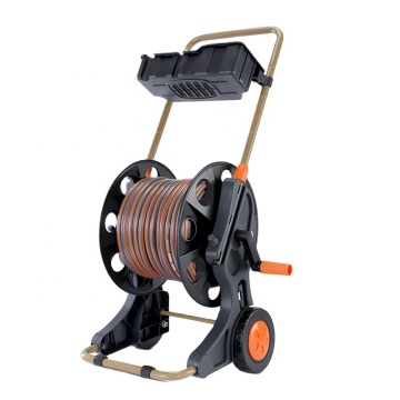 Portable Metal Hose Reel Cart for Yardwork and Car Wash: Lightweight and Pressure-Resistant