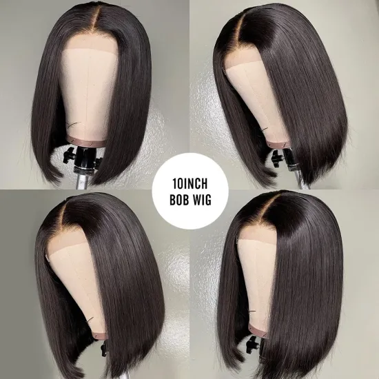 wholesale lace front human hair wigs with baby hair brazilian virgin hair hd lace frontal wig perruque bob lace closure bob wig
