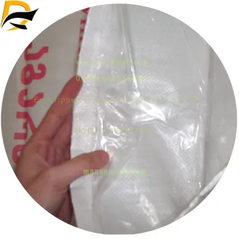 Factory Price OEM 25kg White Recycled Plastic Woven PP Bags