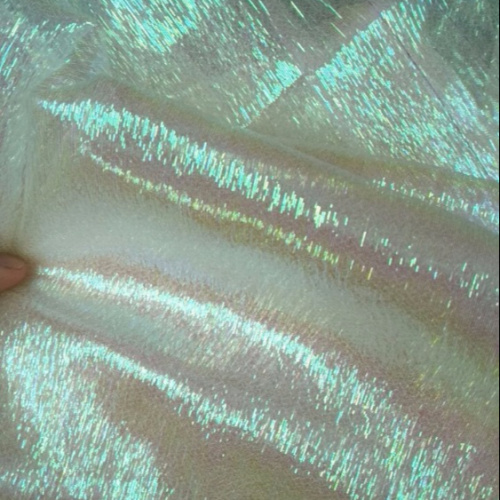 Nice Rainbow Organza Mesh Fabric For Garments