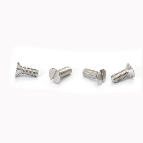 Machine Screw Flat Head Slotted Drive