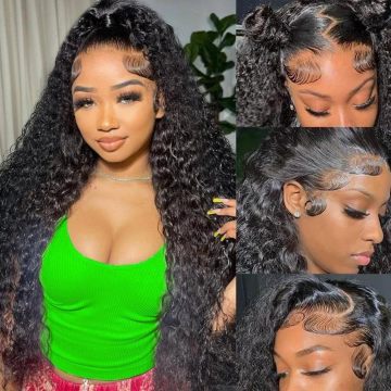 Deep wave Human Hair Wig