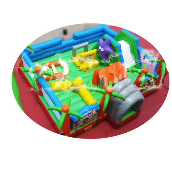 fun factory inflatable bouncer with water slide