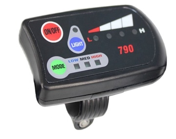 EN15194:2017 Certified 24V/36V/48V e-Bike Display RoHS Compliant IP65 Waterproof Electric Bicycle Dashboard