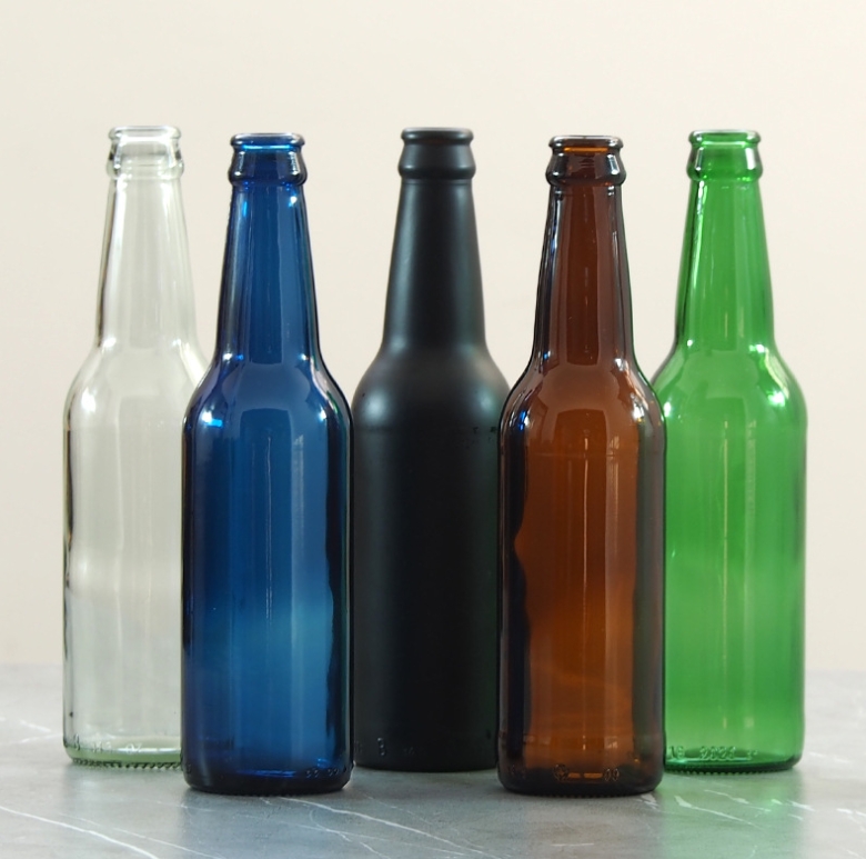 Glass Amber Beer Bottles