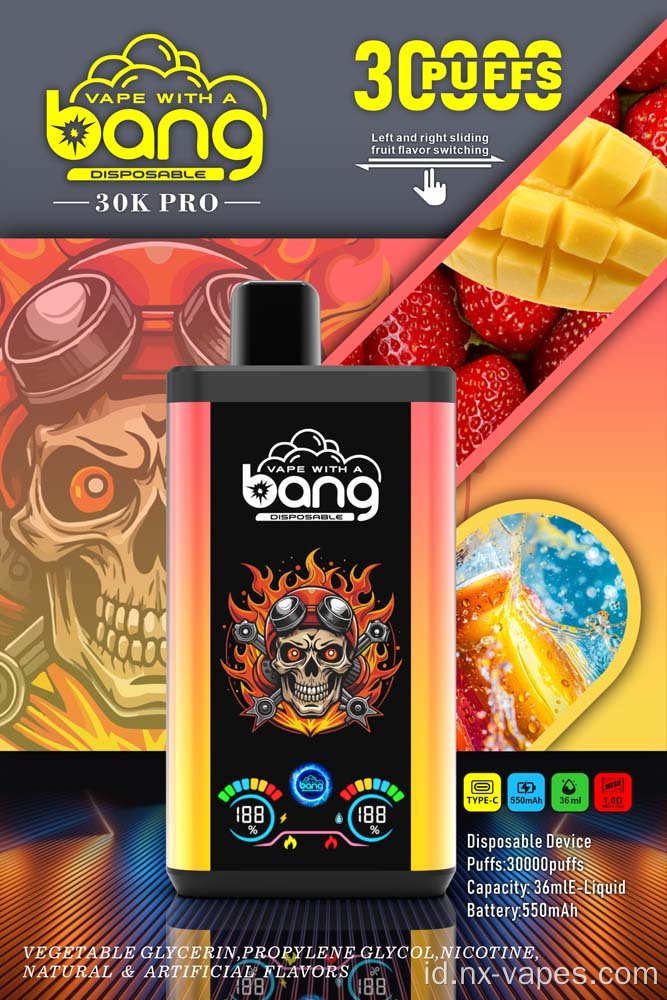 Grosir Bang 30K Pro Double Flavours Disposable Vape