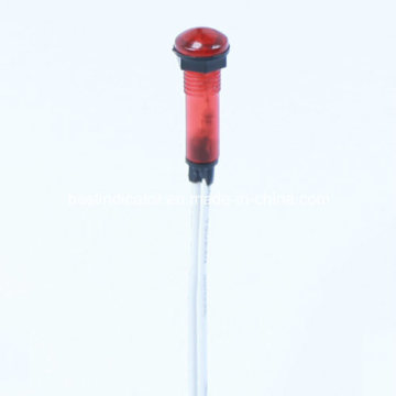 Plastic Red 12V Panel LED Indicator Lamp