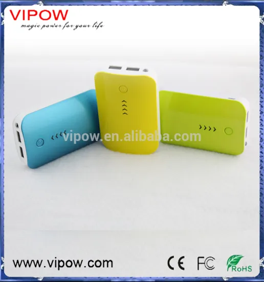 Mini wholesale custom power bank from Guangzhou VIPOW