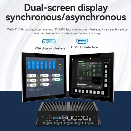 Intel 4LAN 6COM Industrial Computer