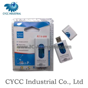 High Speed Portable Smart Chip Card Reader All in One USB2.0