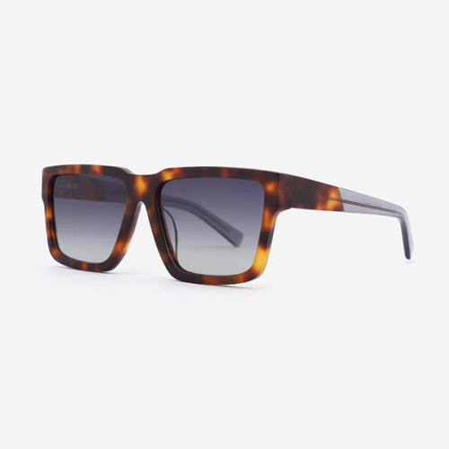 Oversized Square Acetate Unisex Sunglasses