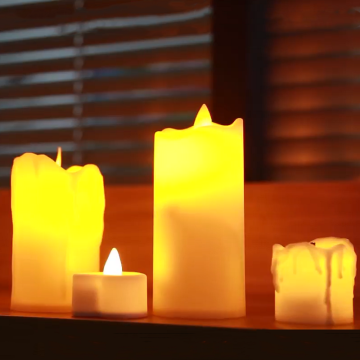 Led Color Changing Candles with Remote Flameless Candle