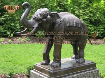 Bronze sculpture height 90CM elephant Garden Statue