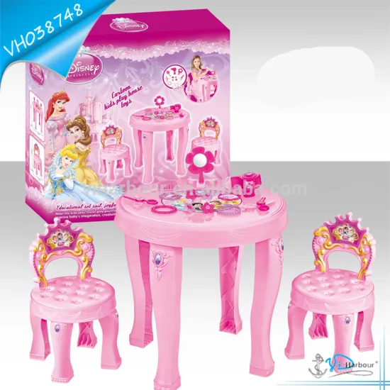New Plastic Pink Princess Toy Make up Table