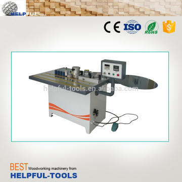 Double-side gluing edge banding machine, straight and curved edge banding machine,manual edge bander HB104, Woodworking machine