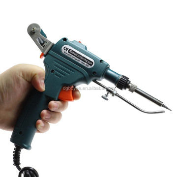 60W Hand Held Held Internal Heating Boldering Irding พร้อมการให้อาหารดีบุกอัตโนมัติสำหรับการเชื่อมและซ่อมแซม