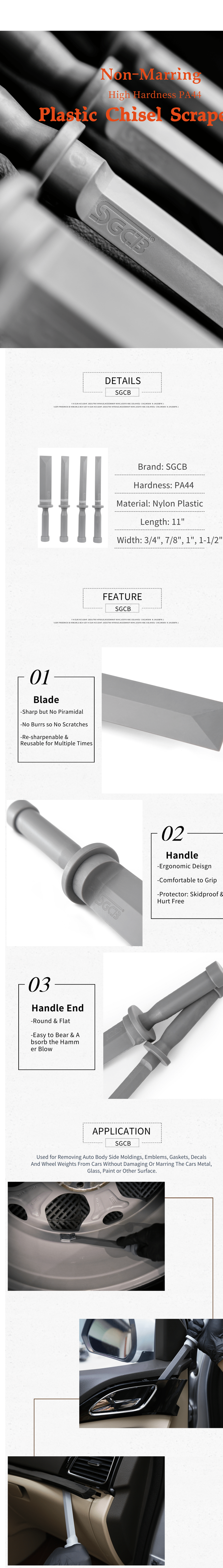 plastic chisel