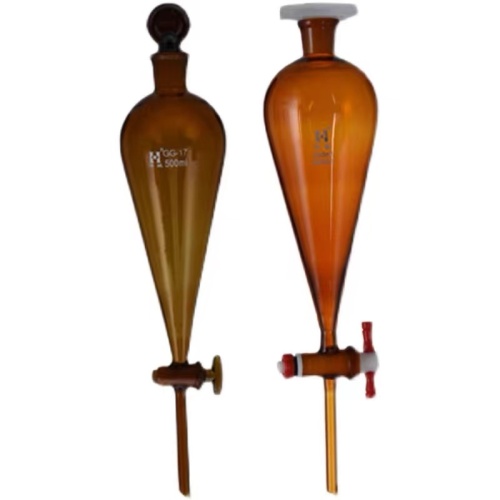 Amber Glassware Separate Funnel with stopcock 1000ml