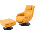 Silla de oficina cómoda silla de ocio de la sala de estar de cuero
