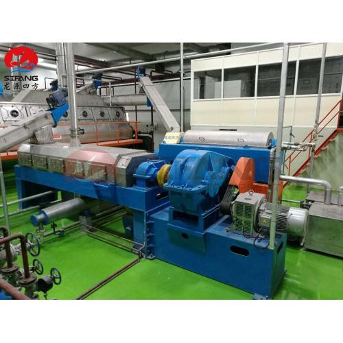 Twin screw press fish meal making machine