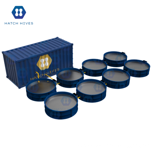 2023 New Design Integrated Container RAS System for Complete Fish Farming Equipment