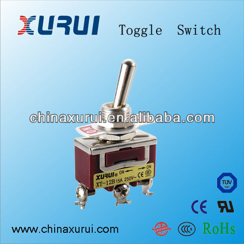 Toggle Switch 3 Pin / Din Rail Mounted Toggle Switch / Metal Hand Switch, High Quality Toggle