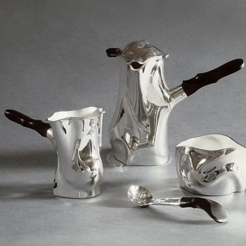 Modern Art-Inspired Stainless Steel Cutlery Set