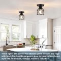 Farmhouse Semi Flush Mount Ceiling Light