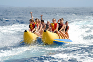 10 Persons Ocean Inflatable Float Water Banana Boat With 2 Tubes For Sale