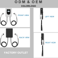 22KW EV carregador AC de parede duplo armas duplas