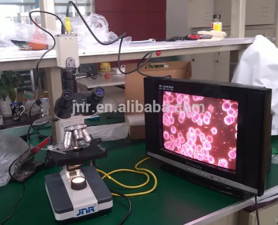 blood microscope in black/dark field