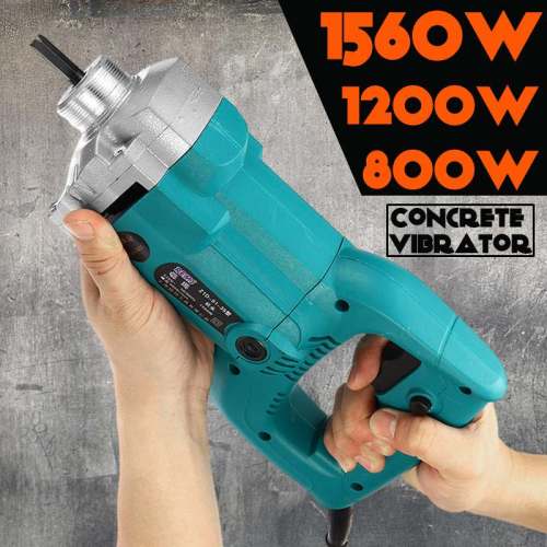 800W/1200W/1560W Electric Concrete Vibrators Needle Lightweight Concrete Mixer Strong Motor Construction Tools