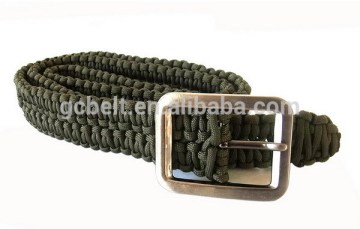 Paracord braided belt