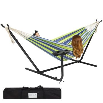 Double Hammock With Stand
