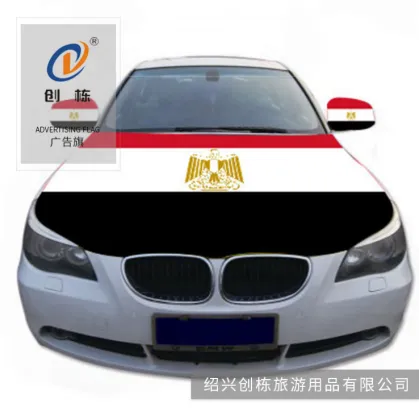 Custom Brazil national flag car hood cover