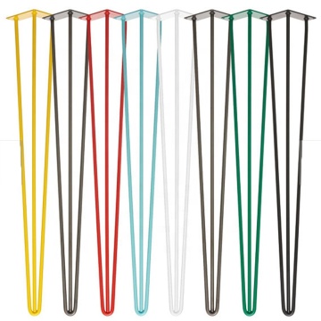 Bunte DIY -Metall -Couchtischbankbeine Beine