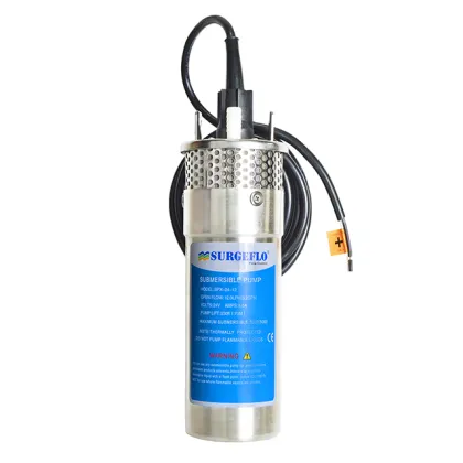 High Flow 24V DC Solar Submersible Water Pump - SURGEFLO SPX-24-12