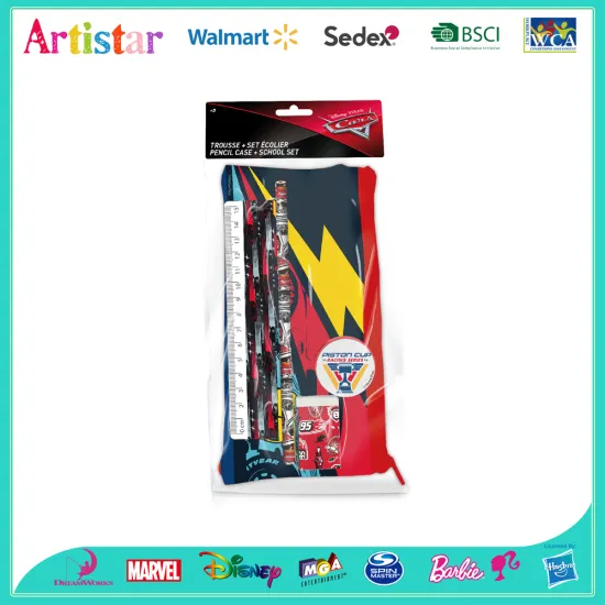 DISNEY&PIXAR CARS opp bag packing stationery set