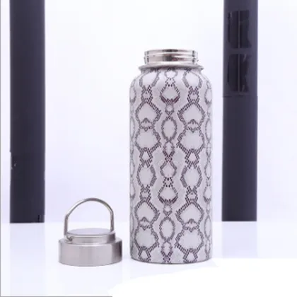 32oz/950ml Us Hydro Flask Vacuum Flask Sport Bottle Straw Lid