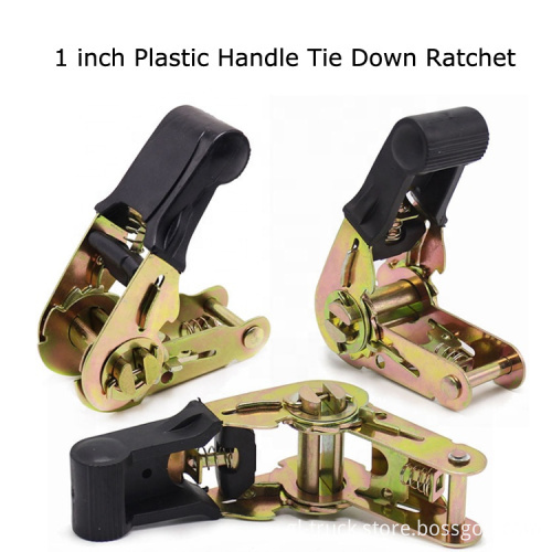 Manufacturer of GL-16711-2: 800kgs 25mm 1 Inch Zinc Plated Ratchet Belt with Metal Buckle and Rubber Handle