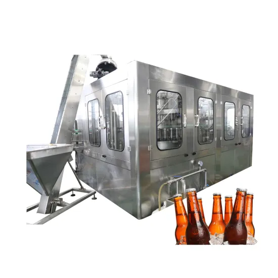 Rinsing Filling Capping 3-in-1 Beer Bottling Machine